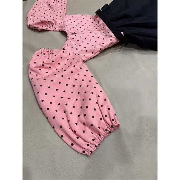 NWT VixenByMichelinePitt Dress,Pink Polka dot Pinup Girl W/belt SzS - Picture 9 of 12